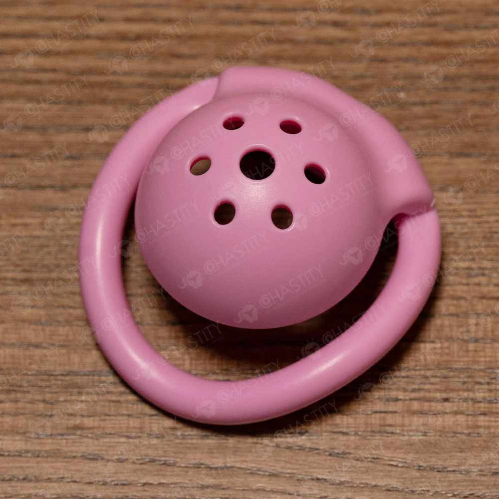 Sissy Pink Concealable Public Chastity Cage - Image 9