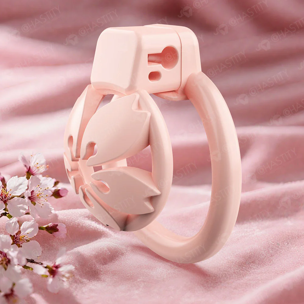 Sissy Sakura MTF Chastity Cage - Image 5