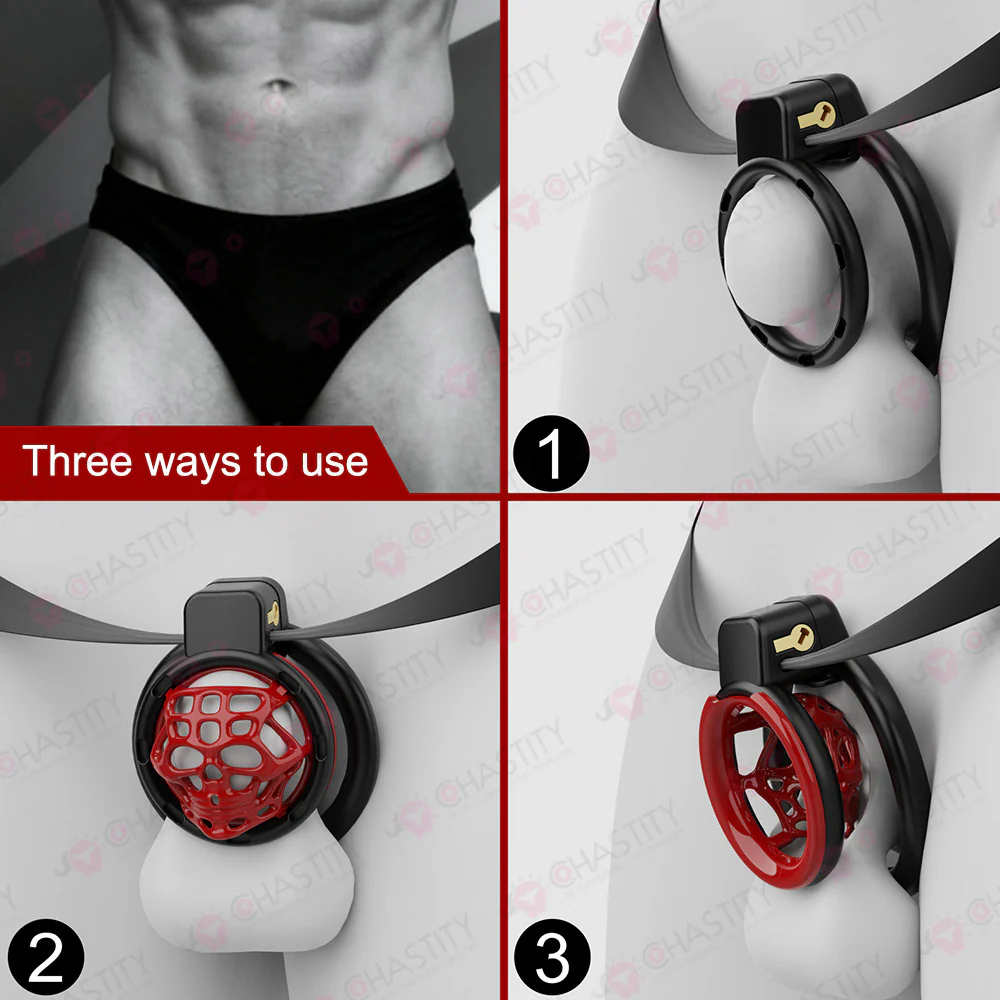 Skull Chastity Dungeon With 6 Rings - Image 7