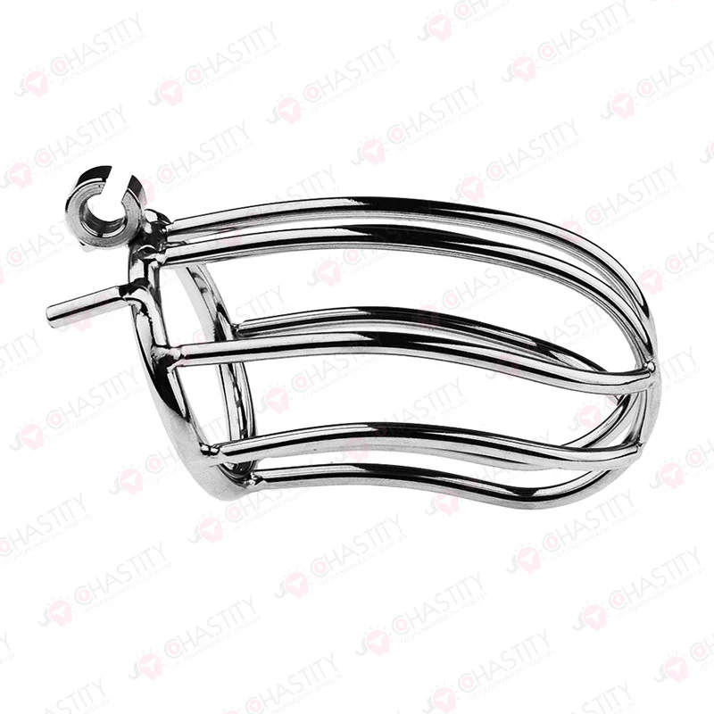 Small Banana Chastity Cage (Hinged Ring) - Image 2