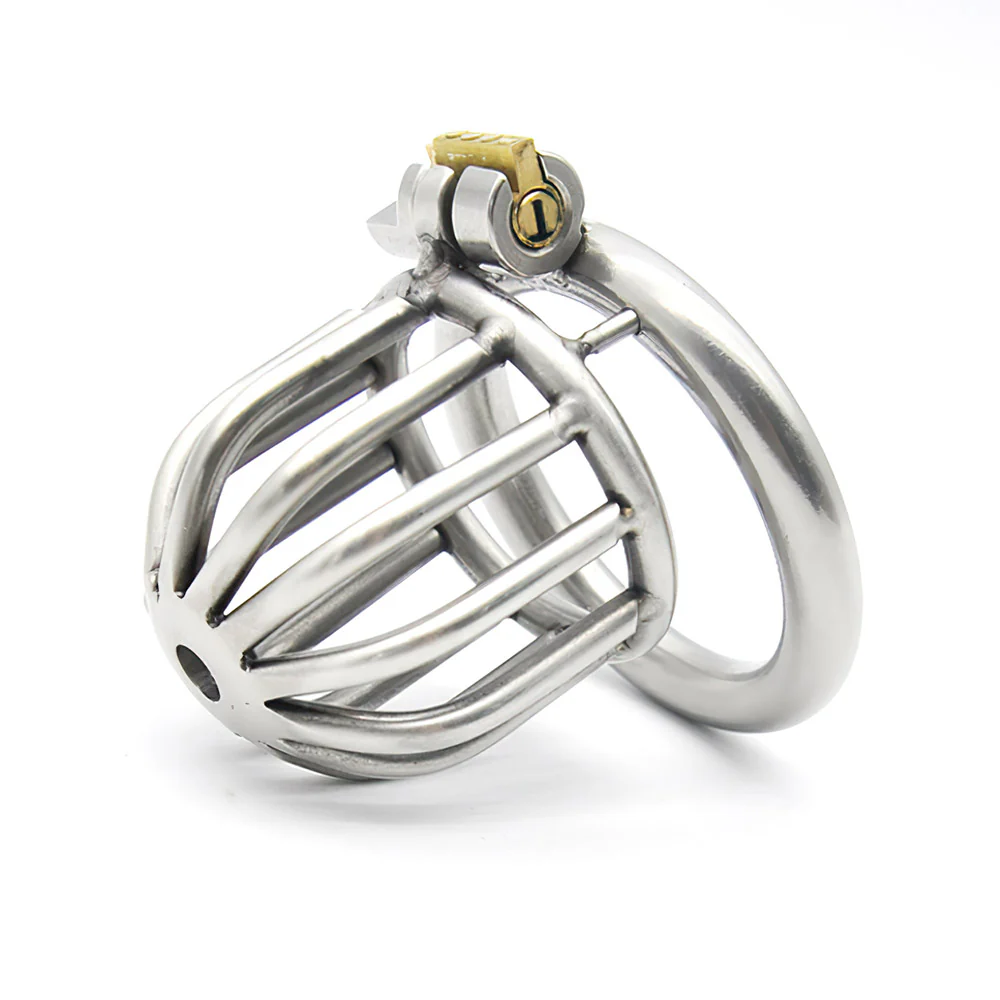 Small Metal Chastity Cage - Image 3