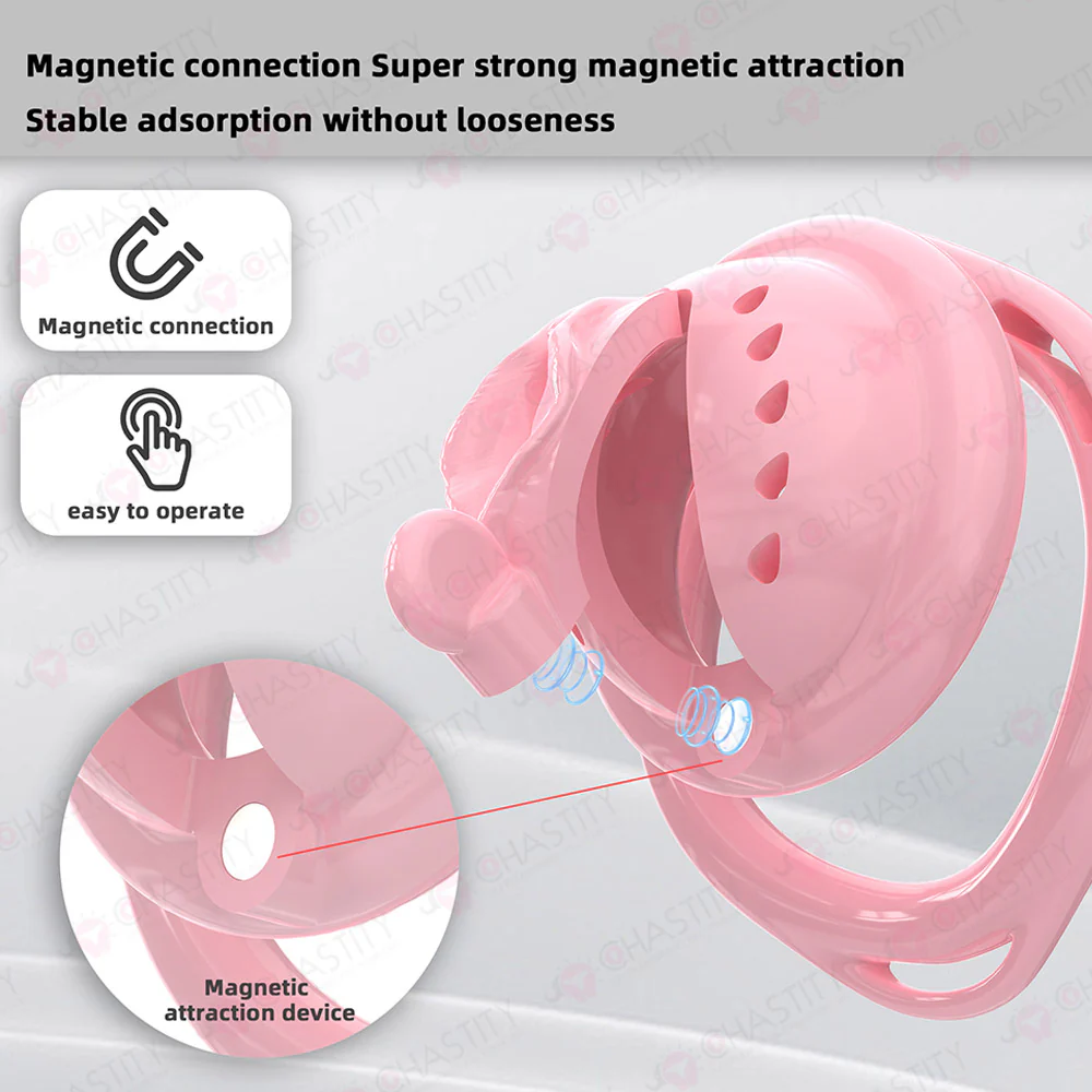 Soft Clitty Chastity Cage (Magnetic Lid) - Image 9