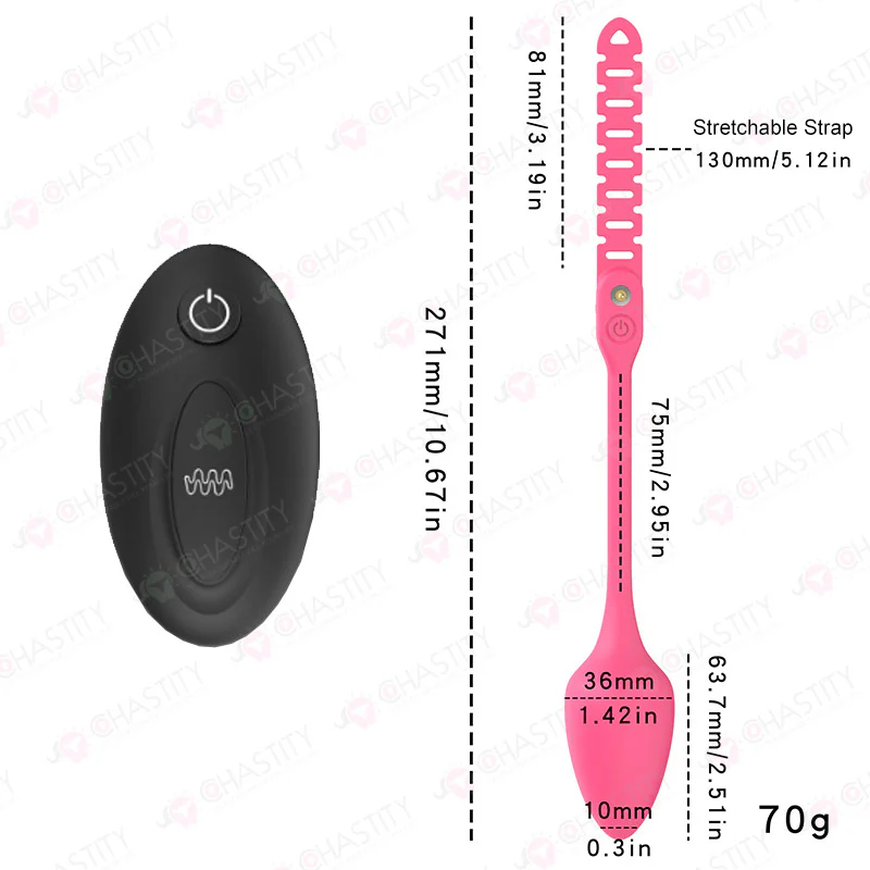 Soft Male Chastity With Remote Controlled Butt Plug - Image 5