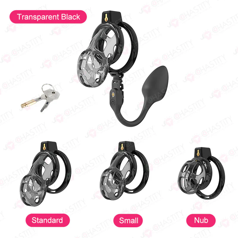 Soft Male Chastity With Remote Controlled Butt Plug - Image 7
