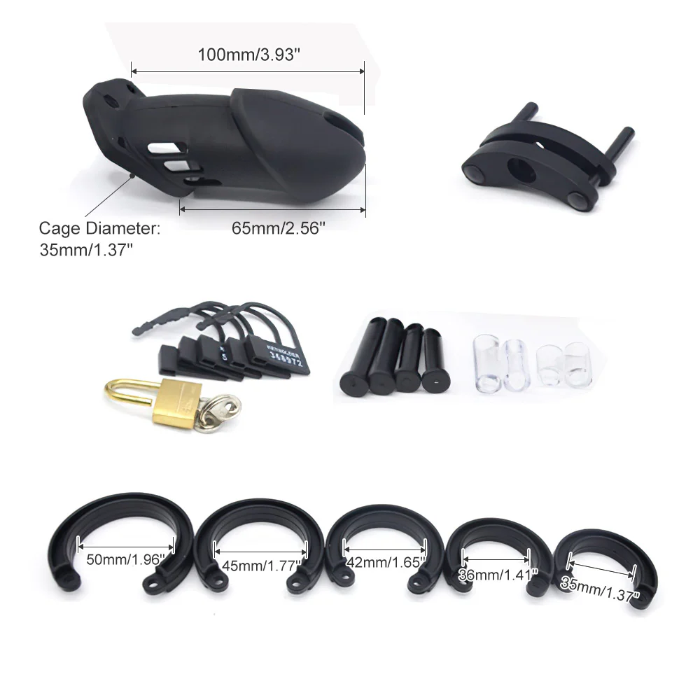 Soft Silicone Chastity Cage - Image 10