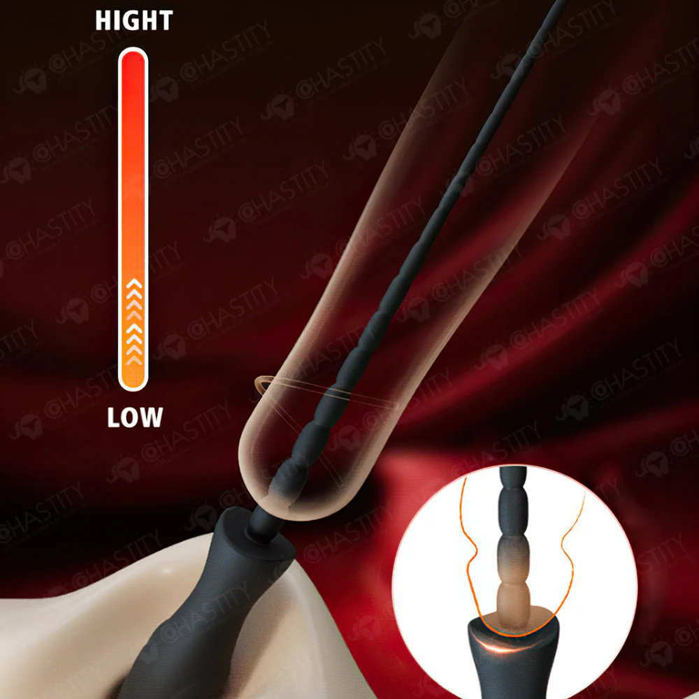 Soft Silicone Vibrating Urethral Sound - Image 9