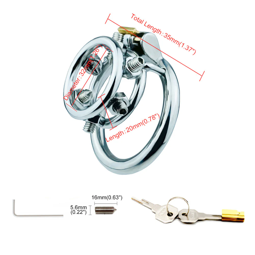 Spiked Chastity Ring - Image 4