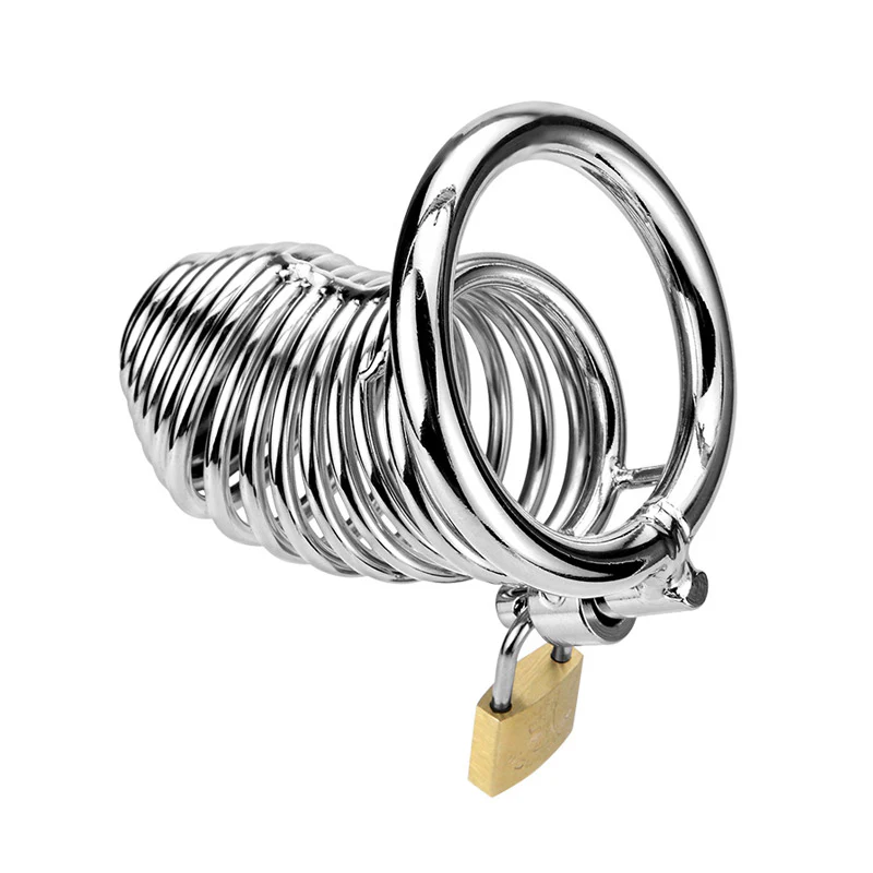 Spiral Chastity Cage (3 Rings) - Image 2
