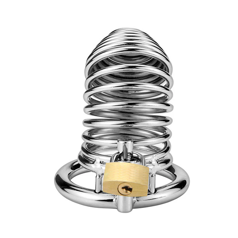 Spiral Chastity Cage (3 Rings) - Image 3
