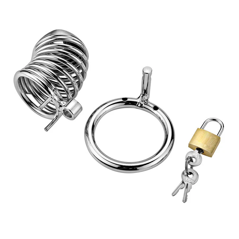 Spiral Chastity Cage (3 Rings) - Image 5