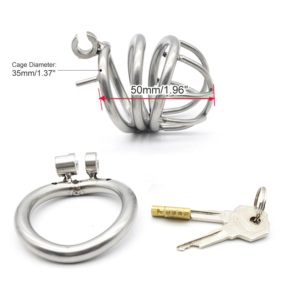 Stainless Steel Cock Cage - Image 4