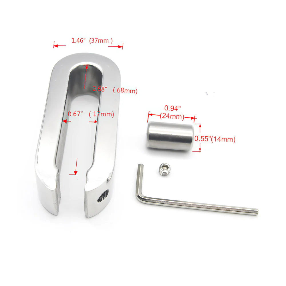 Stainless Steel Scrotum Pendant - Image 2