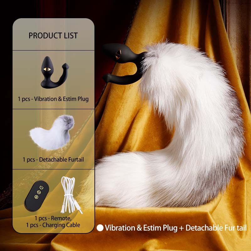 LOCKINK·SEVANDA Tail Butt Plug & Bell Butt Plug (Vibration And Electric Shock) - Image 6