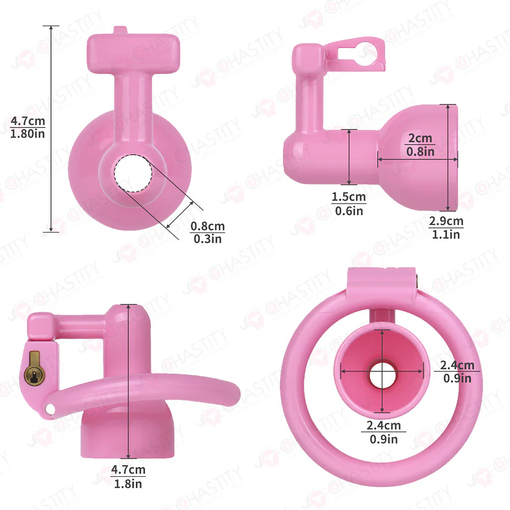 Shrink The Penis Inverted Tgirl Chastity Cage - Image 4