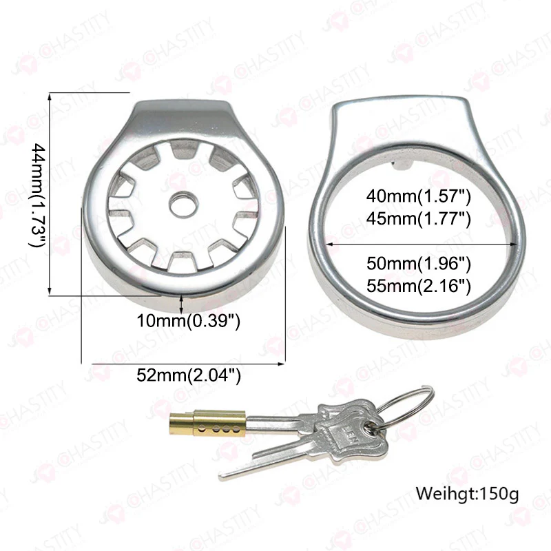 Thickened Flat Chastity Gear - Image 3