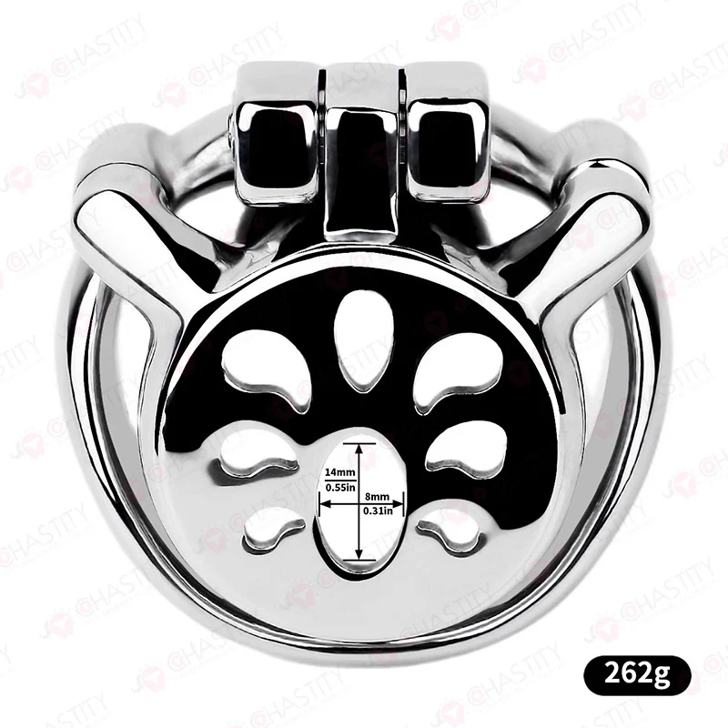 Thickened Flat Heavy Chastity Cage - Image 4