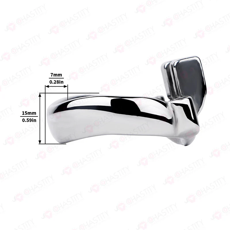Thickened Flat Heavy Chastity Cage - Image 6