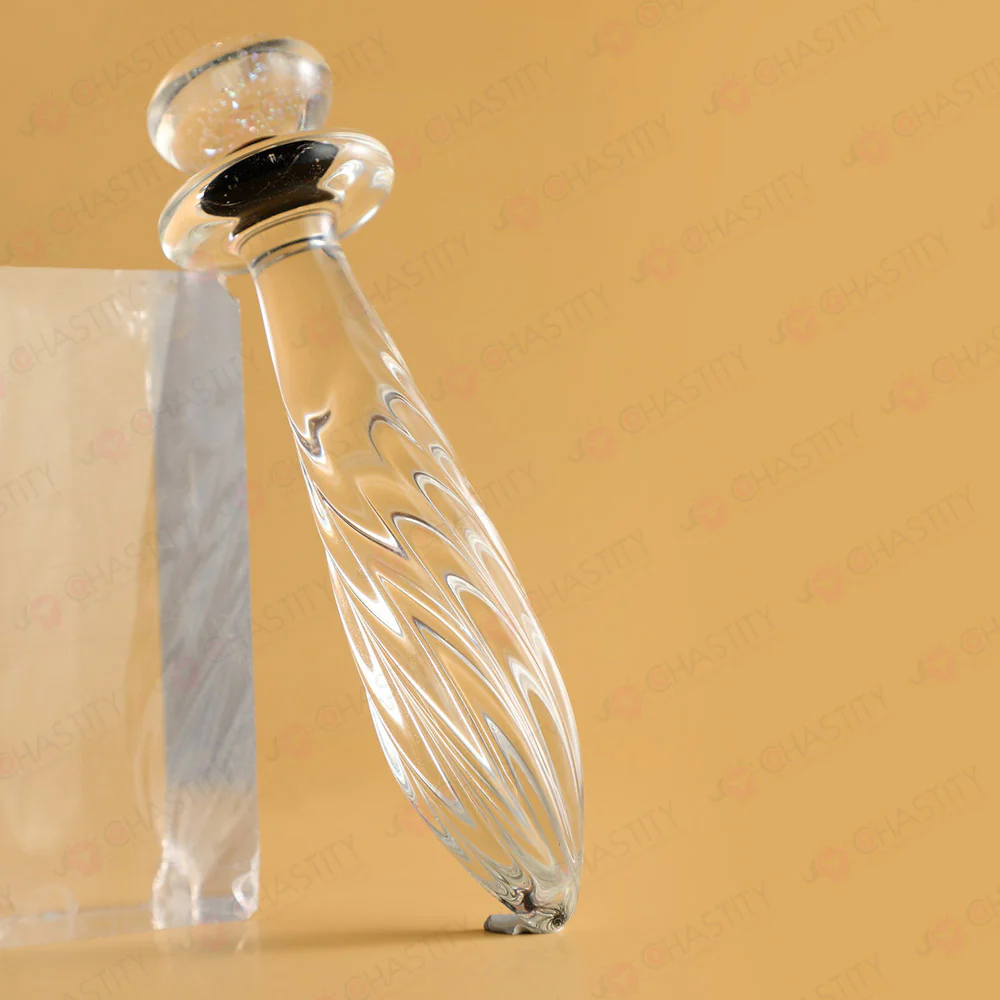 Threaded Glass Anal Plug - Image 4