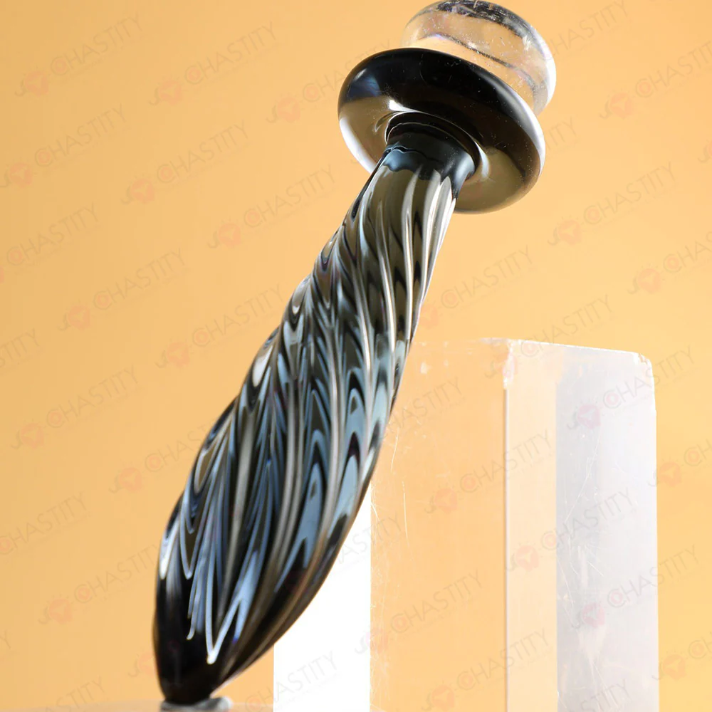 Threaded Glass Anal Plug - Image 5