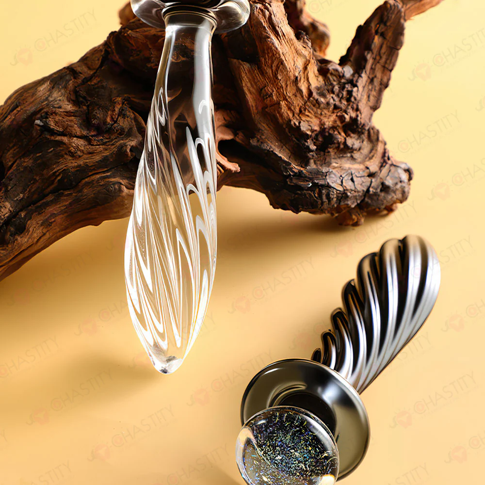 Threaded Glass Anal Plug - Image 7