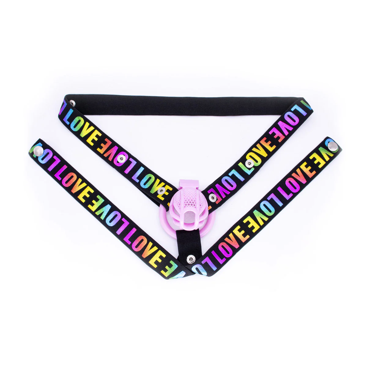 Three Way Wider Anti-Off Chastity Lock Belt - Image 7