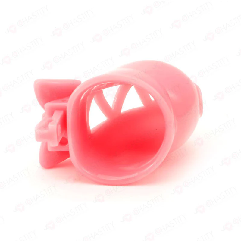 Trans in Lolita-Style Chastity Cage - Image 5