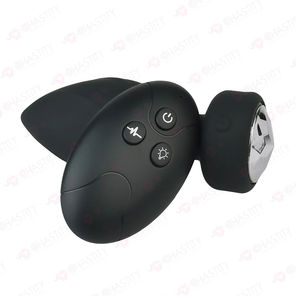 Vibrating Rainbow Light Up Butt Plug - Image 2