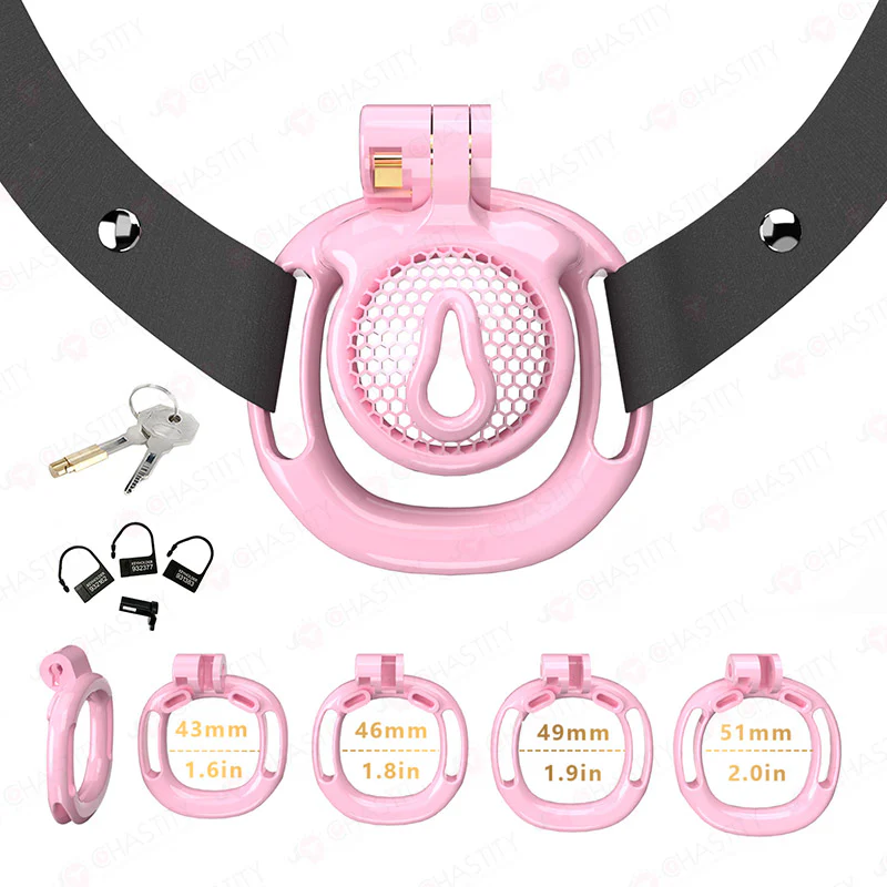 Sissy BDSM With Wearable Chastity Cage - Image 6