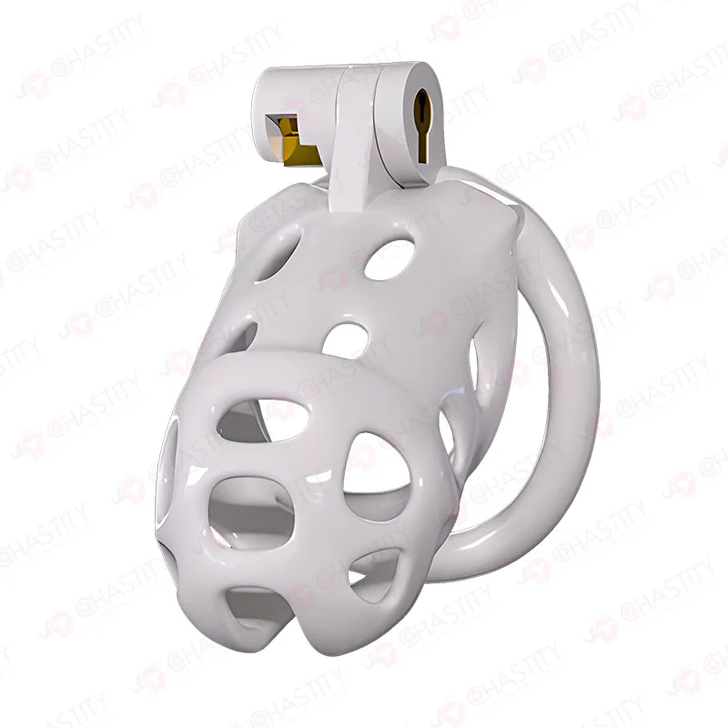 White Chastity Cage - Image 5