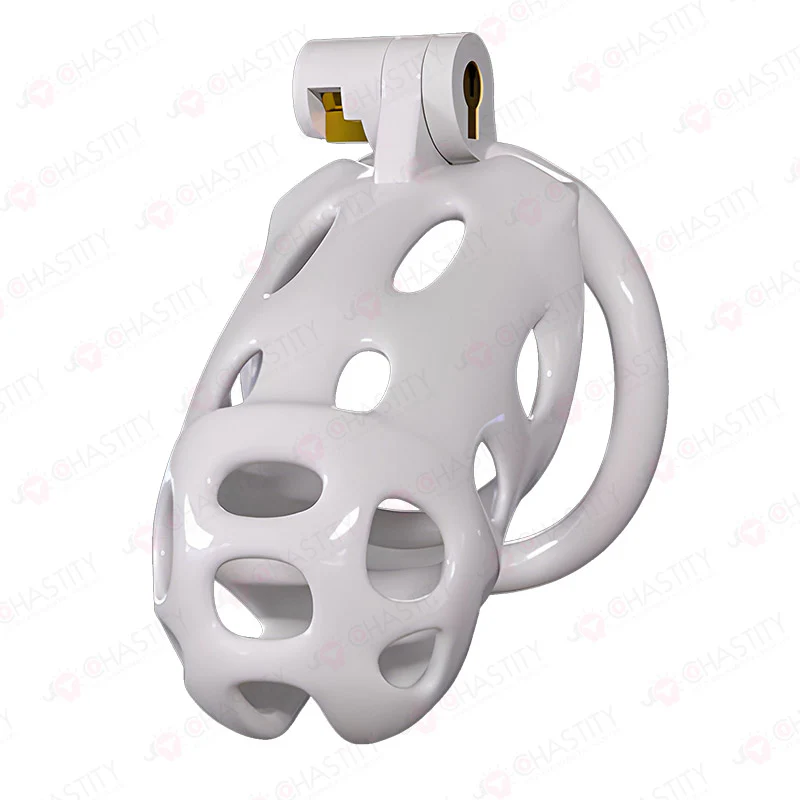 White Chastity Cage - Image 6