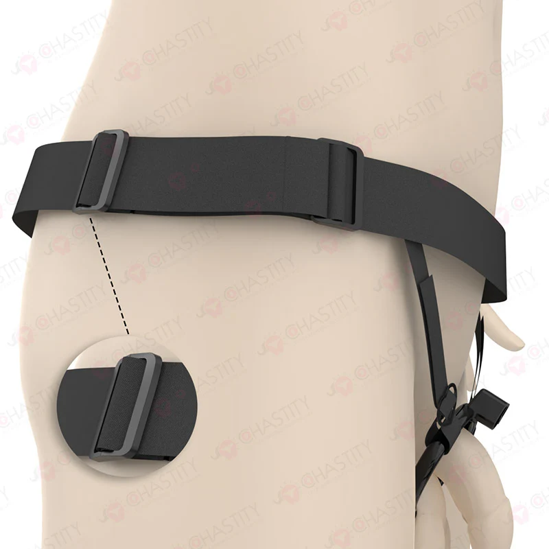 Widened Adjustable Elastic Strap For Chastity Cage - Image 4